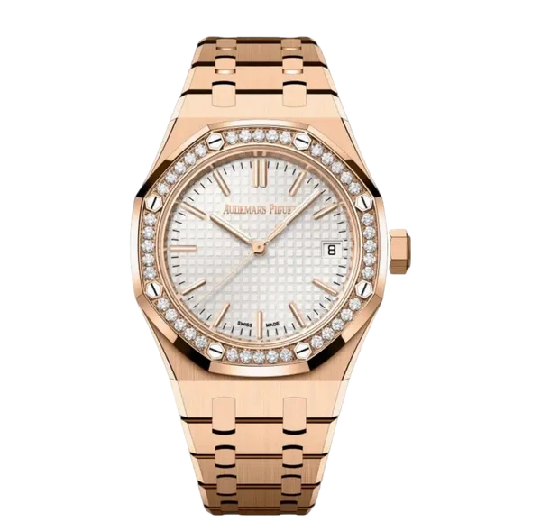 Audemars Piguet Royal Oak Rose Gold Silver Dial 33MM